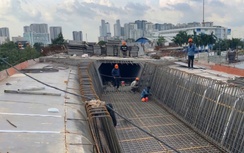 Nhà thầu đua tiến độ thi công nút giao An Phú