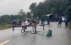 Đà Nẵng: Dùng drone vận chuyển hàng hỗ trợ người dân ở nơi bị chia cắt, cô lập