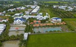 Biệt thự xây giữa đồng ruộng cạnh khu dân cư bị kết luận không phép ở An Giang