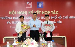 Hai trường Đại học Kiến trúc tăng cường hợp tác phát triển đào tạo và nghiên cứu