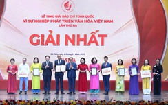 Trao 98 giải thưởng tại Giải Báo chí toàn quốc “Vì sự nghiệp phát triển Văn hóa Việt Nam”