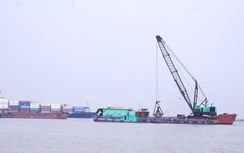 Gấp rút nạo vét luồng Lạch Huyện, đảm bảo độ sâu cho tàu lớn vào cảng