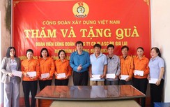 Người lao động khó khăn ngành xây dựng được thăm, tặng quà dịp tết Bính Ngọ 2026