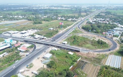 Cận cảnh nút giao Lộ Tẻ kết nối Đồng Tháp - An Giang - Cần Thơ