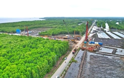 Giải phóng mặt bằng cao tốc Cà Mau - Đất Mũi: Người dân đồng thuận giao đất làm đường