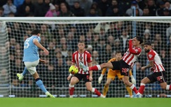 Đánh bại Sunderland, Man City áp sát Arsenal trên bảng xếp hạng