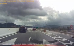 Nữ tài xế lùi xe trên cao tốc Nha Trang - Cam Lâm bị phạt nặng