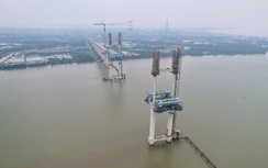 Cầu Phước Khánh trên cao tốc Bến Lức - Long Thành chờ ngày tái khởi động