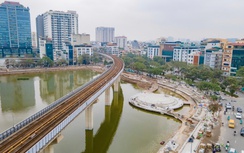 Cận cảnh công trường hồ Đống Đa sau 8 tháng cải tạo