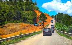 Nhiều gói thầu dự án cải tạo, nâng cấp QL28B chậm tiến độ