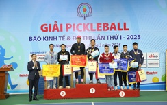 Xác định các nhà vô địch tại giải pickleball Báo Kinh tế và Đô thị 2025