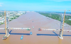 Hợp long nhịp cuối cầu Rạch Miễu 2 dịp 30/4, đôi bờ sông Tiền sắp được nối liền