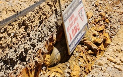 Di dời quả bom được phát hiện khi làm đường ở Đà Lạt