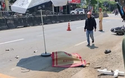 Bản tin TNGT 26/3: Xe máy văng xa cả chục mét sau va chạm với xe đầu kéo