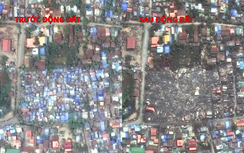 Loạt ảnh vệ tinh cho thấy sức tàn phá khủng khiếp của động đất Myanmar