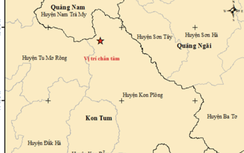 Kon Tum xảy ra 3 trận động đất trong vòng một tiếng