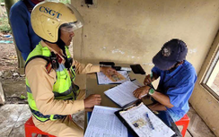 Xử phạt tài xế xe buýt đi ngược chiều trên QL1 qua Đồng Nai