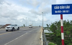 Cấm ô tô để sửa chữa cầu Câu Lâu mới trên QL1A Quảng Nam từ 15/3