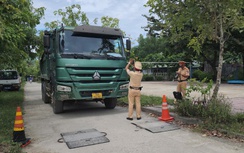 Chở quá tải hơn 335%, chủ xe ở Quảng Ngãi bị phạt 86 triệu đồng