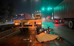 Tông vào đuôi xe container sau giờ tan ca, nam công nhân tử vong tại chỗ