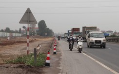 Rào tôn trên quốc lộ 5 qua Hải Dương đã được tháo dỡ