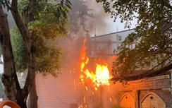 Nghệ An: Kịp thời khống chế đám cháy nghi do chập điện tại thành phố Vinh