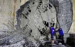 Máy đào hầm metro Nhổn - ga Hà Nội đang thi công đến đâu?