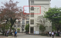 Lan can tầng 4 rơi trúng nhóm học sinh dưới sân trường, 3 em nhập viện cấp cứu