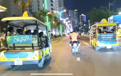 Chưa được Khánh Hòa gia hạn hoạt động, xe điện vẫn chở khách