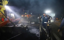 Đêm trắng trên cao tốc Bắc - Nam qua Hà Tĩnh trước ngày thông xe