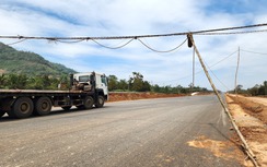 Cao tốc Khánh Hòa - Buôn Ma Thuột: Dây điện dân sinh chưa di dời, cản tiến độ thi công