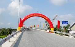 Tiền Giang: Thông xe cầu 240 tỷ đồng bắc qua sông Tiền