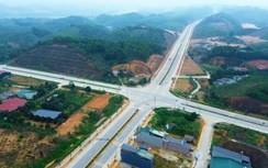 Toàn cảnh đường nối QL37, QL32C với cao tốc Nội Bài - Lào Cai trước ngày khánh thành