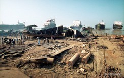 Những con tàu biển khổng lồ được phá dỡ thế nào?