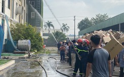 Cháy lớn trong khu công nghiệp Tân Hương, Tiền Giang
