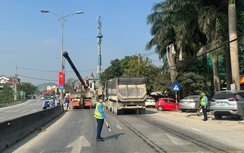 Đóng điểm mở dải phân cách giữa trên QL1 sau phản ánh của Báo Xây dựng