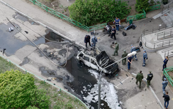 Nổ ô tô gần Moscow, một thiếu tướng Nga thiệt mạng