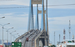 TP.HCM: Điều chỉnh phân làn xe trên cầu Phú Mỹ từ ngày 5/5 để giảm ùn tắc