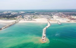 Dự án khu bến cảng hơn 14.000 tỷ ở Quảng Trị ra sao sau hơn 1 năm thi công?