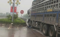 Xe tải va chạm xe đạp, cụ ông tử vong trên đường đi cấp cứu