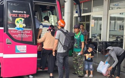 Đà Nẵng: Bến xe nườm nượp khách, nhiều nhà xe không tăng giá vé dịp lễ