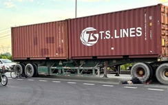 Va chạm xe container khi đi tập thể dục, người phụ nữ tử vong tại chỗ