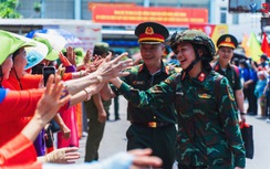 Những chuyến tàu đặc biệt chở quân nhân đoàn diễu binh, diễu hành đến Đồng Nai