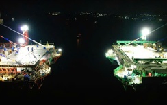 Đêm không ngủ trên công trường cầu Rạch Miễu 2