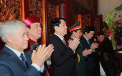 Chủ tịch nước Lương Cường dâng hương tưởng nhớ các Vua Hùng