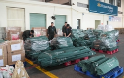 Vietnam Airlines vận chuyển gần 30 tấn hàng cứu trợ đến Myanmar