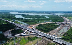 Ngắm nút giao "xương sống" nối cầu Nhơn Trạch với cao tốc sắp thông xe
