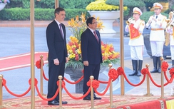 Thủ tướng Phạm Minh Chính chủ trì lễ đón Thủ tướng Tây Ban Nha lần đầu thăm Việt Nam