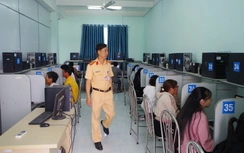 Hơn 1.200 học viên dự kỳ thi sát hạch lái xe đầu tiên do CSGT Ninh Thuận giám sát