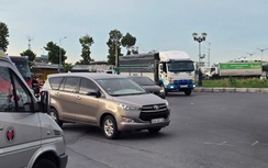 Cần Thơ: Nguy cơ mất an toàn tại nút giao vòng xoay cầu Trần Hoàng Na